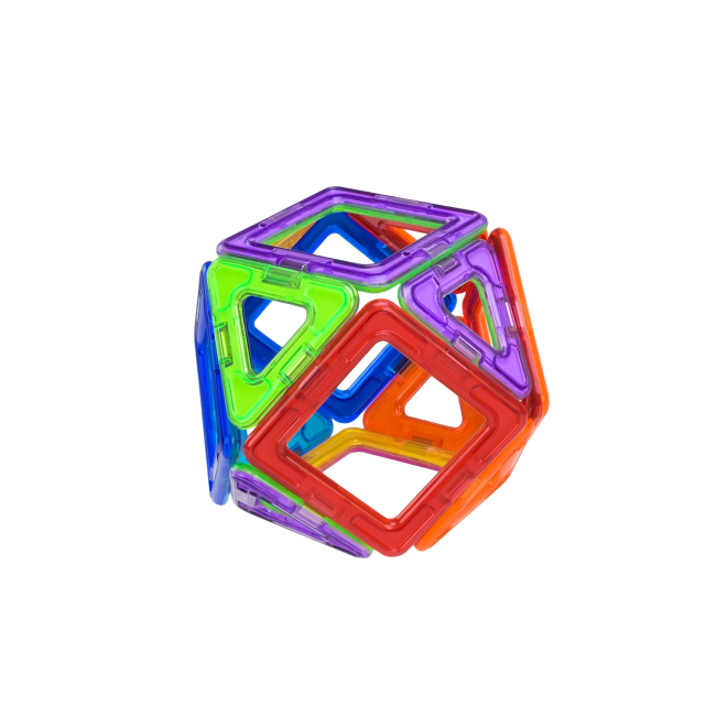 Магнитные конструкторы - Магнитный конструктор IBLOCK 30 деталей (PL-923-526)#4