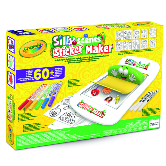 Товари для малювання - Набір для творчості Crayola Silly Scents Створення ароматних стікерів (74-7261)#2