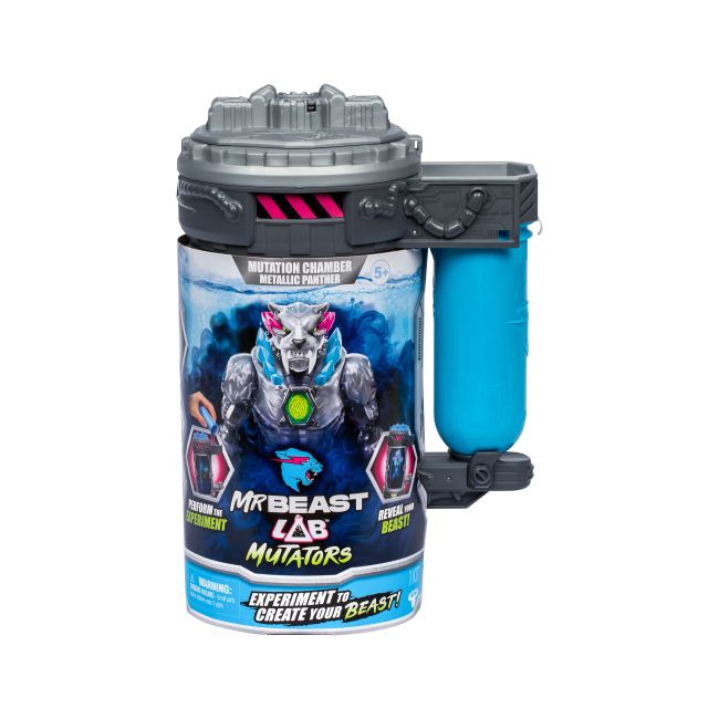 Фигурки персонажей - Игровой набор MrBeast Lab Станция превращения Пантера металлическая (123811)#4