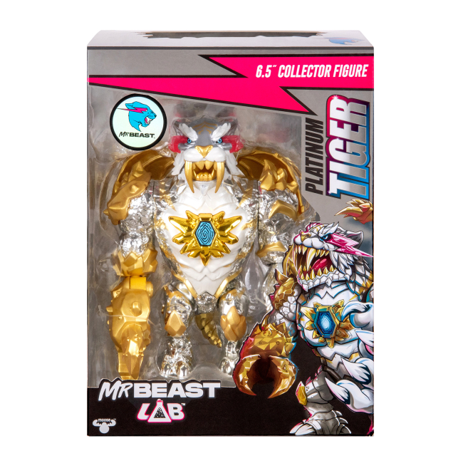 Фигурки персонажей - Фигурка-сюрприз MrBeast Lab Тигр (123799)#5