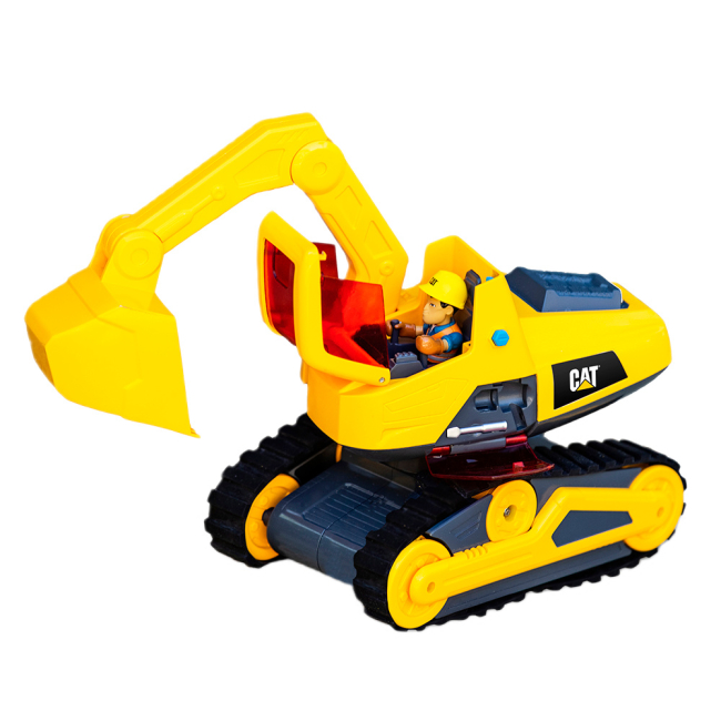 Транспорт и спецтехника - Игровой набор CAT Power action crew Экскаватор 30 см (83203)#2
