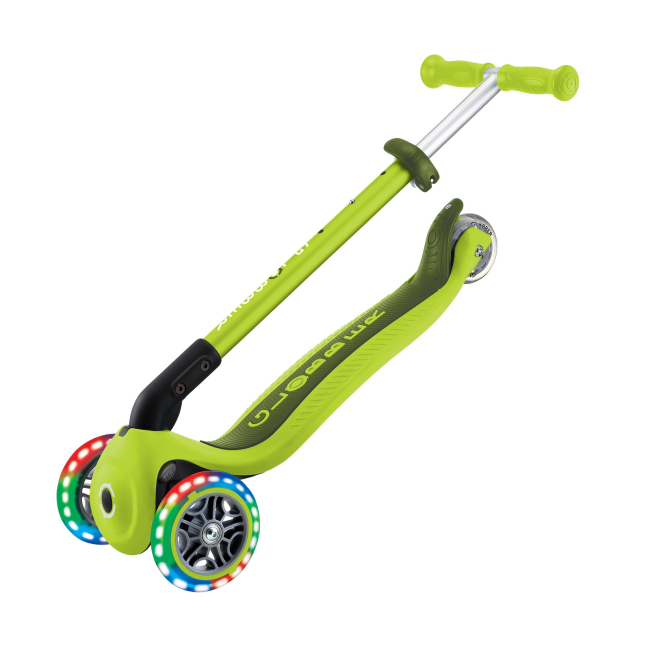 Самокаты - Самокат Globber Primo foldable lights зеленый (432-106-3)#7