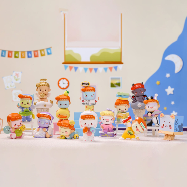 Фігурки персонажів - Колекційна фігурка-сюрприз Pop Mart Twoface Migo (MGTF-01)#9