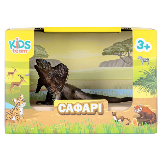 Фігурки тварин - Ігрова фігурка Kids Team Сафарі Плащоносна ящірка (Q9899-A51/3)#2