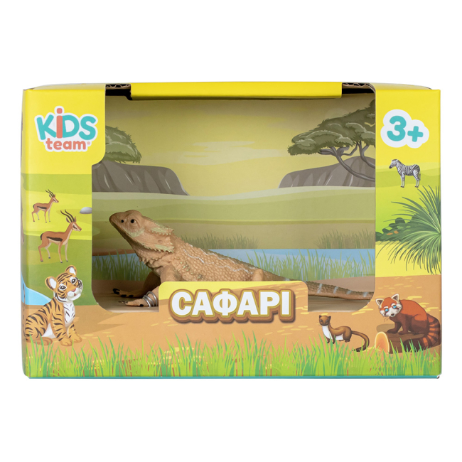 Фігурки тварин - Ігрова фігурка Kids Team Сафарі Ящірка агама (Q9899-A51/4)#2