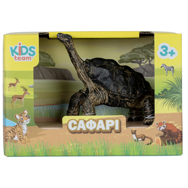 Фігурки тварин - Ігрова фігурка Kids Team Сафарі Абінґдонська слонова черепаха темна (Q9899-A63/2)#2
