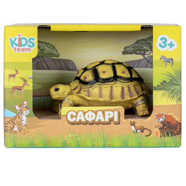 Фигурки животных - Игровая фигурка Kids Team Сафари Желтоголовая черепаха (Q9899-A63/4)#2