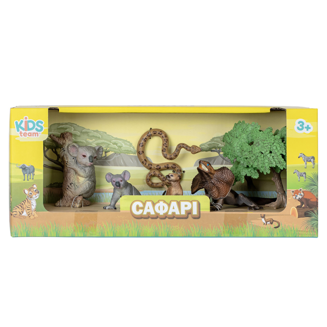Фигурки животных - Набор фигурок Kids Team Сафари Коала и детеныш змея ящерица сурикат (Q9899-C8/1)#2