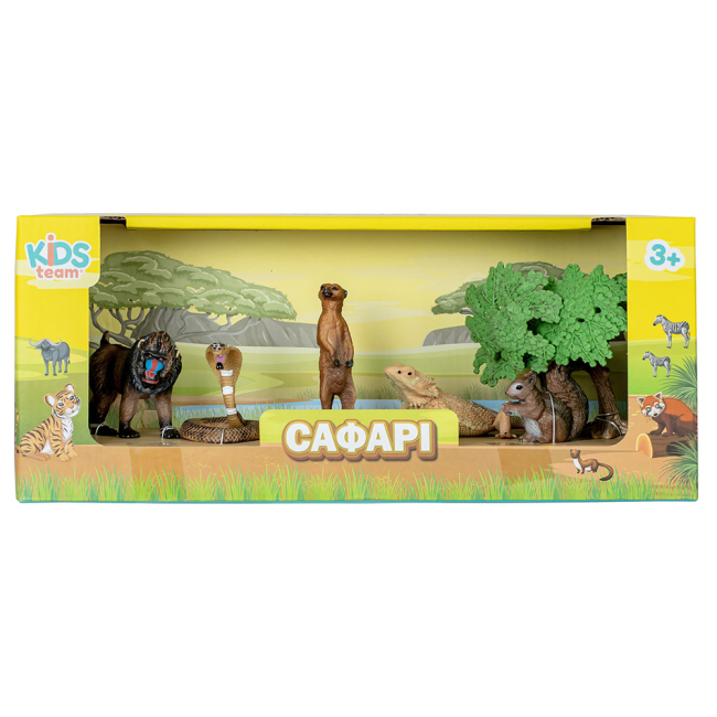 Фигурки животных - Набор фигурок Kids Team Сафари (Q9899-C8/3)#2