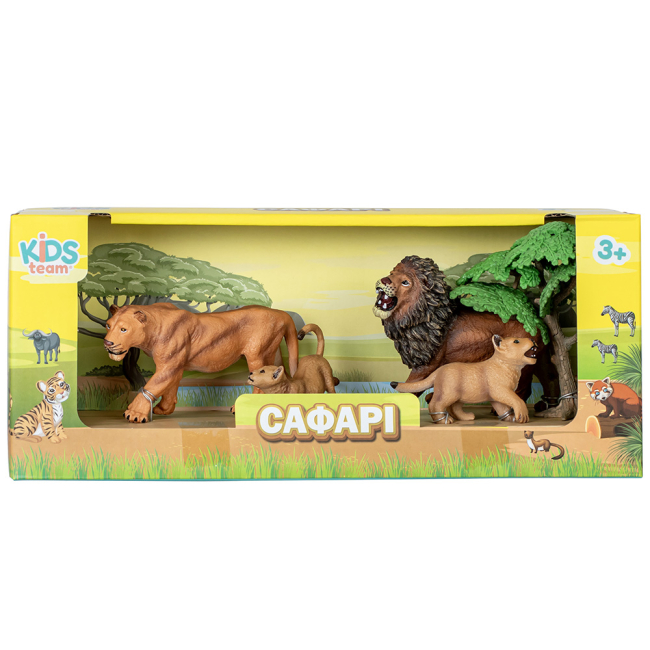 Фигурки животных - Набор фигурок Kids Team Сафари Семья львов (Q9899-C18/2)#2