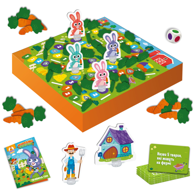 Настольные игры - Настольная игра Vladi Toys Морковная гонка (VT8055-33)#2