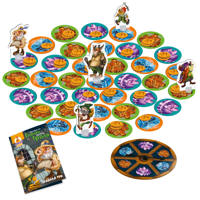 Настольные игры - Настольная игра Vladi Toys Гномы против тролля (VT8055-36)#2