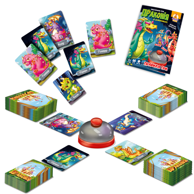Настільні ігри - Настільна гра Vladi Toys Драконія зі дзвоником (VT8010-12)#2