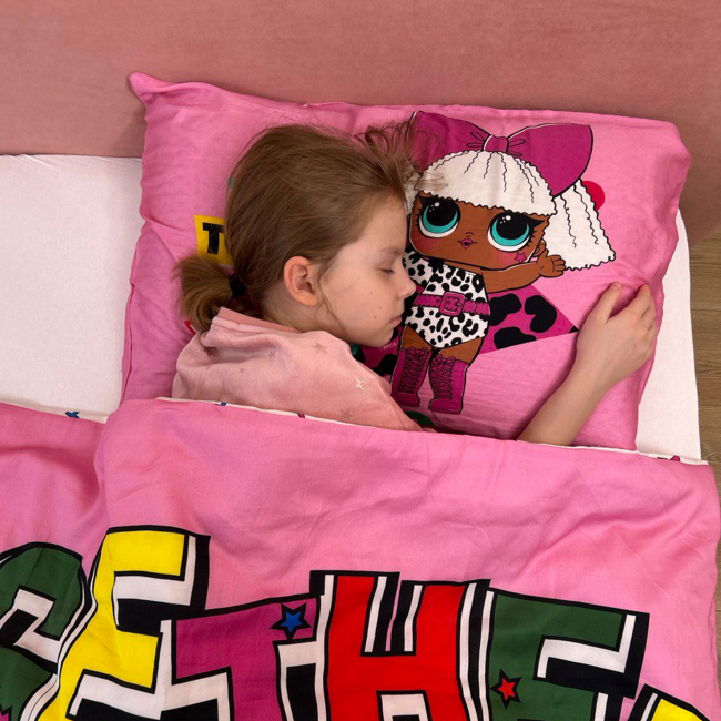 Подушки - Комплект детского постельного белья Halantex LOL 140 x 200 см (LOL-1941BL)#3