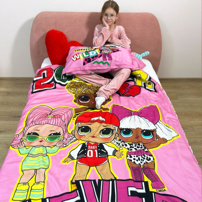 Подушки - Комплект детского постельного белья Halantex LOL 140 x 200 см (LOL-1941BL)#4