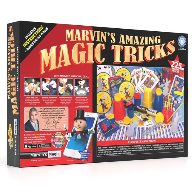 Наукові ігри, фокуси та досліди - ​Набір з фокусами Marvin's Magic Проста магія 225 неймовірних трюків (MME225B)#2