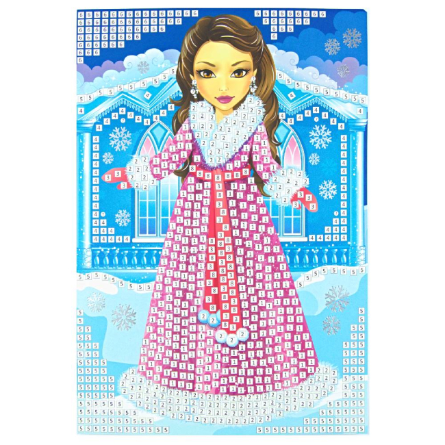 Наборы для творчества - Арт-мозаика Besties Зимняя красавица (961040)#2