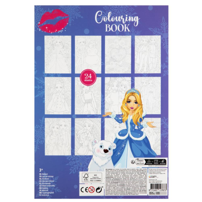 Товари для малювання - Розмальовка Besties Магія срібла (961042)#4