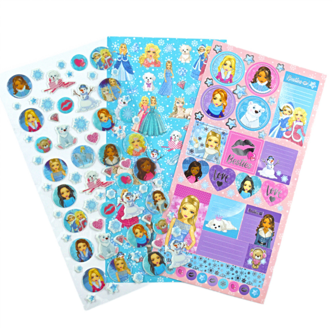 Набори для творчості - Набір наліпок Besties Чарівна зима (961045)#2