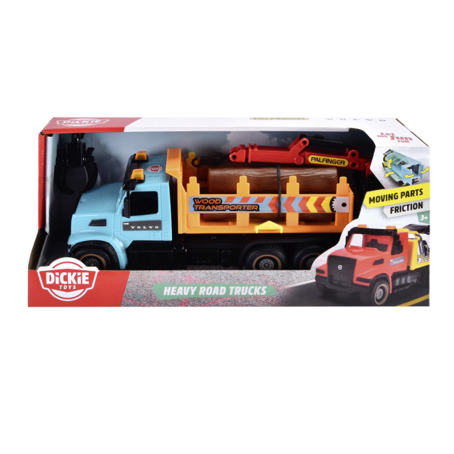 Транспорт і спецтехніка - Автомодель Dickie Toys Вантажнi перевезення Лісовоз (3744018/1)#5