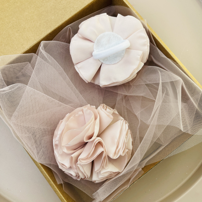 Бижутерия и аксессуары - Бант Мауа-МІ Зефирки пудровый (0199-0022-10-1)#2