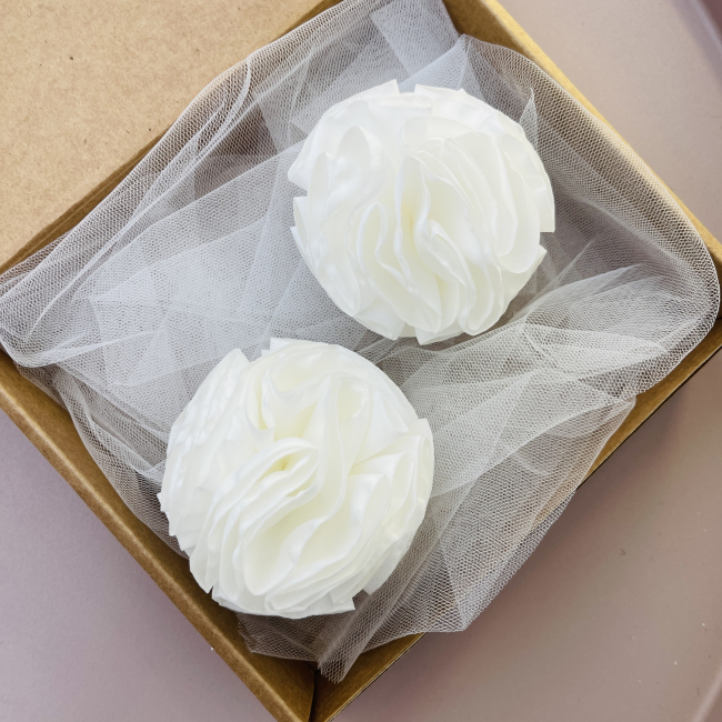 Бижутерия и аксессуары - Бант Мауа-МІ Зефирки молочный (0199-0023-10-1)#2