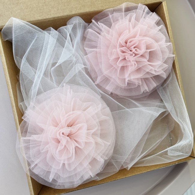 Бижутерия и аксессуары - Бант Мауа-МІ Пиончик пудровый (0199-0129-5)#2