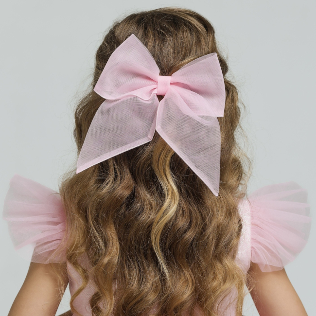 Біжутерія та аксесуари - Заколка Мауа-МІ Бантик Невагомість світло-рожевий (0199-0147-4-1)#3