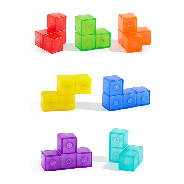 Магнитные конструкторы - Магнитный конструктор Mideer Magnetic cube 7 деталей (MD3400)#3