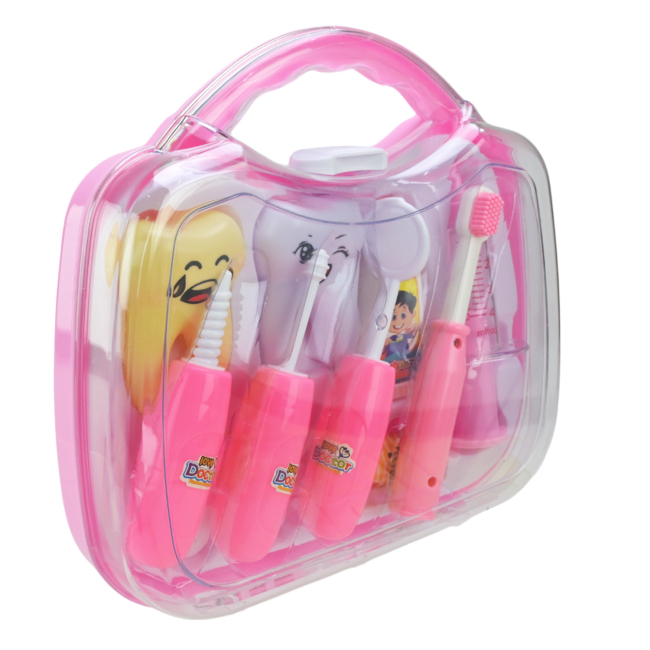 Наборы профессий - Игровой набор врача Shantou Jinxing в чемодане розовый (9901-31/31A/1)#2