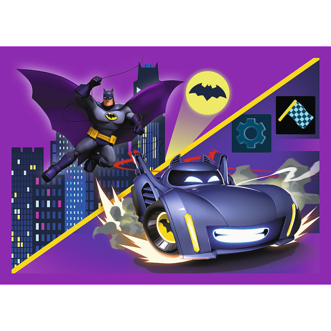 Пазлы - Набор пазлов Trefl Мандалориан и Встречайте транспорт Бэтмена 4 в 1 в асортименте (34397/34658)#8