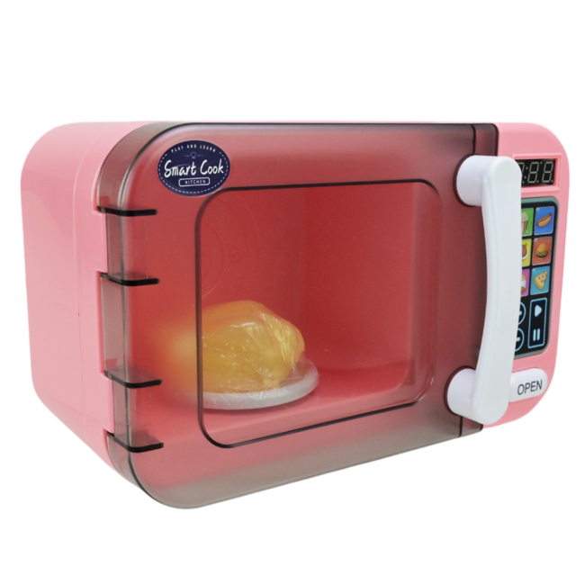 Детские кухни и бытовая техника - Игровой набор Країна Іграшок Микроволновая печь розовая печь (LD-883A/B/1)#2