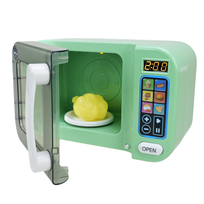 Дитячі кухні та побутова техніка - Ігровий набір Країна Іграшок Мікрохвильова піч зелена (LD-883A/B/2)#3