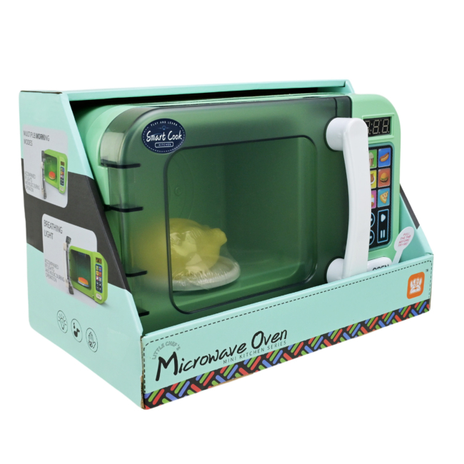 Дитячі кухні та побутова техніка - Ігровий набір Країна Іграшок Мікрохвильова піч зелена (LD-883A/B/2)#5