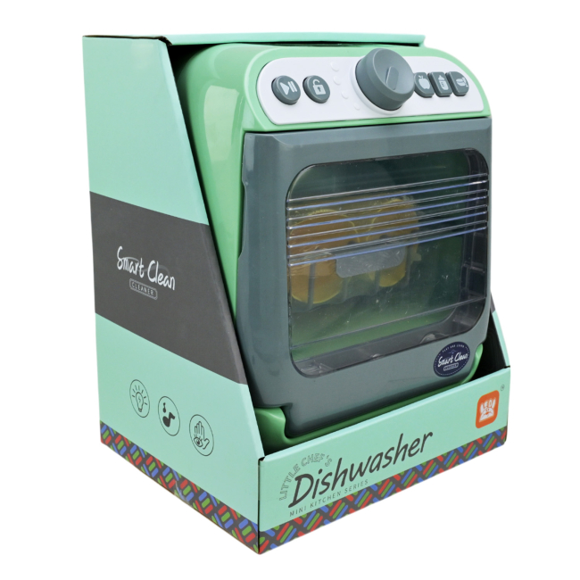 Дитячі кухні та побутова техніка - Ігровий набір Країна Іграшок Посудомийна машина зелена (LD-886A/B/2)#4