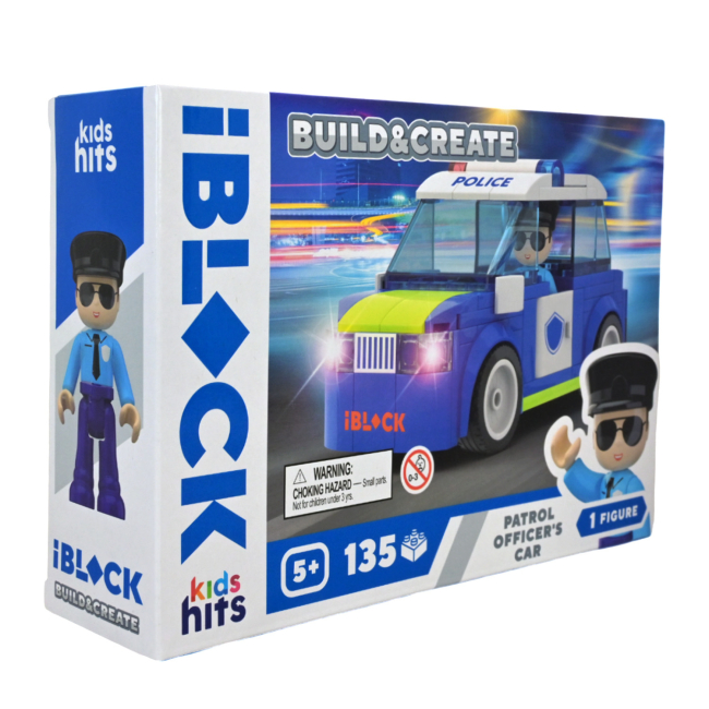 Конструктори з унікальними деталями - Конструктор IBLOCK Build & create Patrol car 135 деталей (KH41/002/3)#2