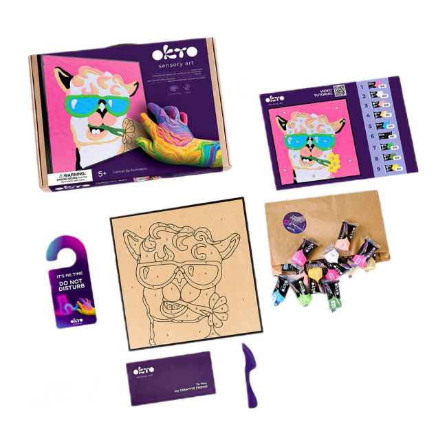 Набори для ліплення - Набір для творчості OKTO Лама (20030)#2