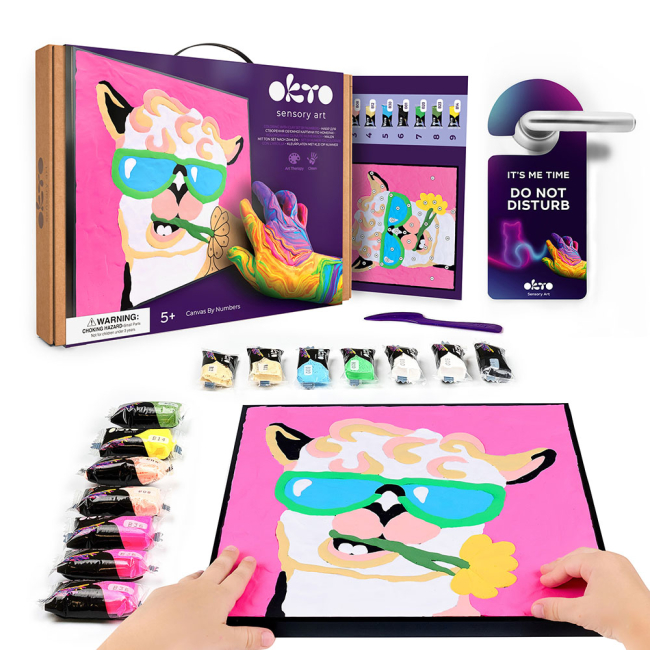 Набори для ліплення - Набір для творчості OKTO Лама (20030)#3