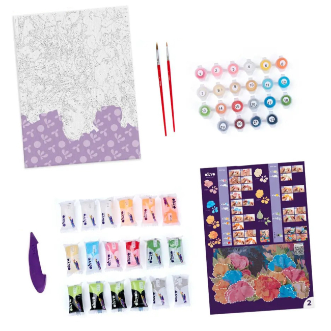 Товары для рисования - Картина по номерам ОКТО Пушистый котик (30003)#2