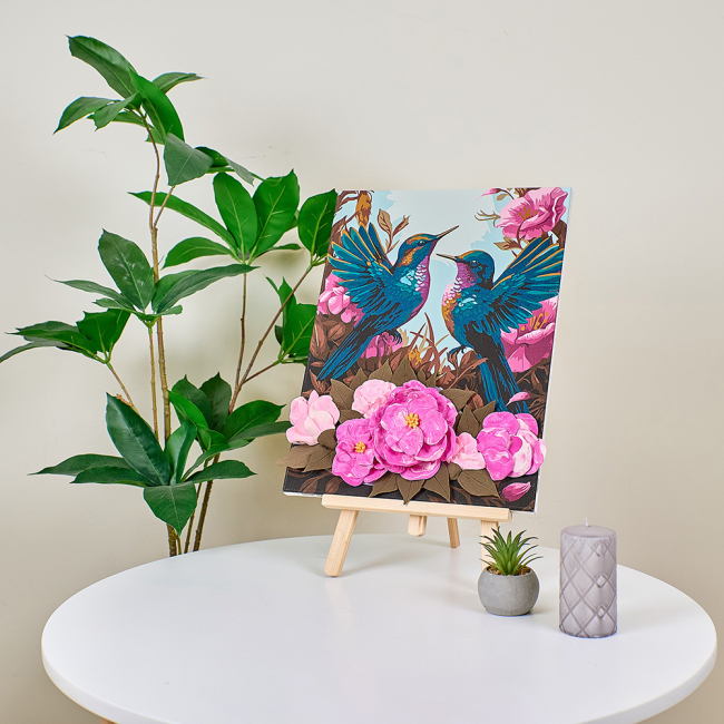 Товары для рисования - Картина по номерам ОКТО Изящный колибри (30004)#3