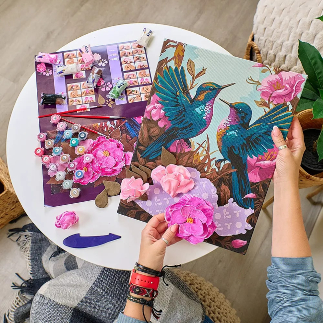 Товары для рисования - Картина по номерам ОКТО Изящный колибри (30004)#5