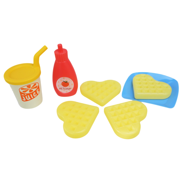 Дитячі кухні та побутова техніка - Ігровий набір Shantou Jinxing Вафельница зелена (LD-662A/B/1)#3