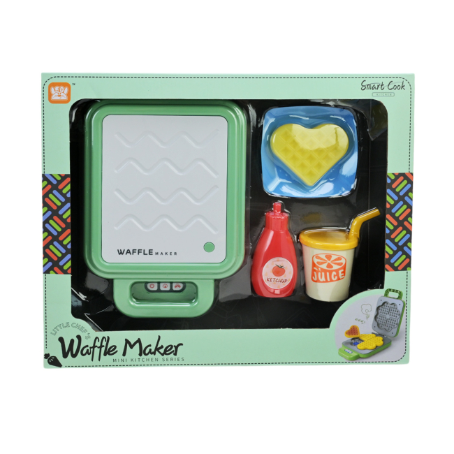 Дитячі кухні та побутова техніка - Ігровий набір Shantou Jinxing Вафельница зелена (LD-662A/B/1)#4