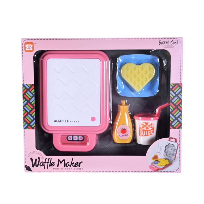 Детские кухни и бытовая техника - Игровой набор Shantou Jinxing Вафельница розовая (LD-662A/B/2)#4
