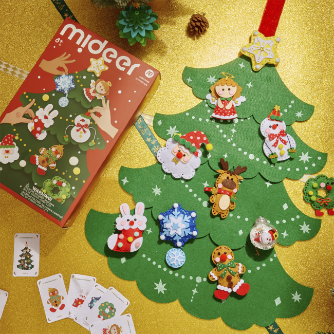 Наборы для творчества - Адвент-календарь Mideer Christmas Poke Fun (CT1527)#5