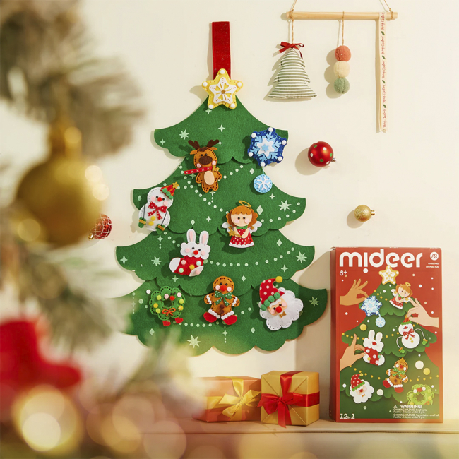 Наборы для творчества - Адвент-календарь Mideer Christmas Poke Fun (CT1527)#6