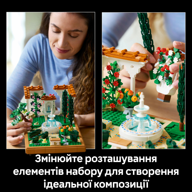 Конструкторы LEGO - Конструктор LEGO Icons Сад фонтанов (10359)#9
