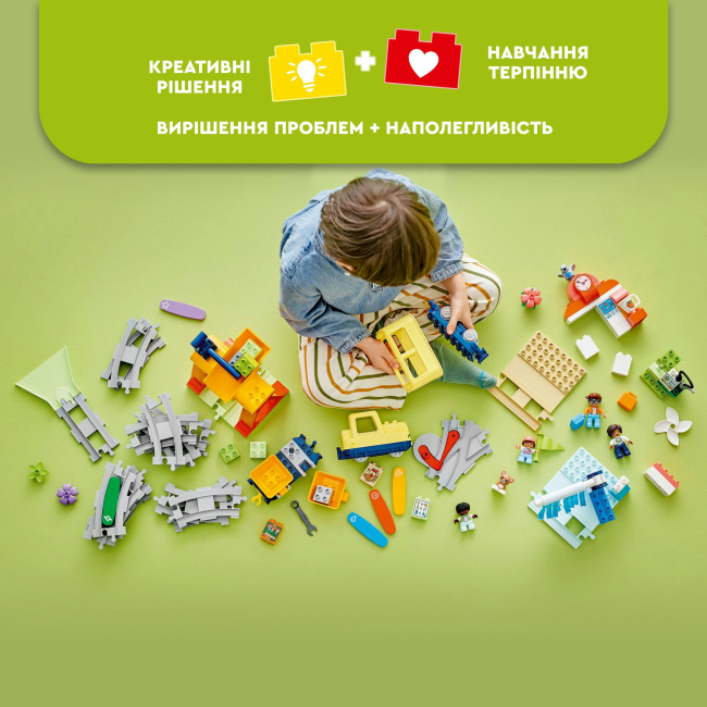 Конструкторы LEGO - Конструктор LEGO DUPLO Town Большой интерактивный общественный поезд (10428)#6