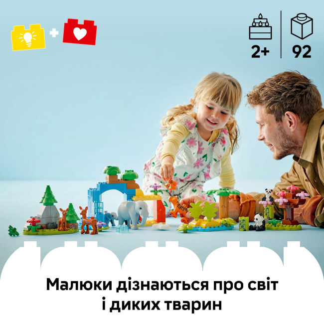 Конструкторы LEGO - Конструктор LEGO DUPLO Семейства диких животных 3-в-1 (10446)#5