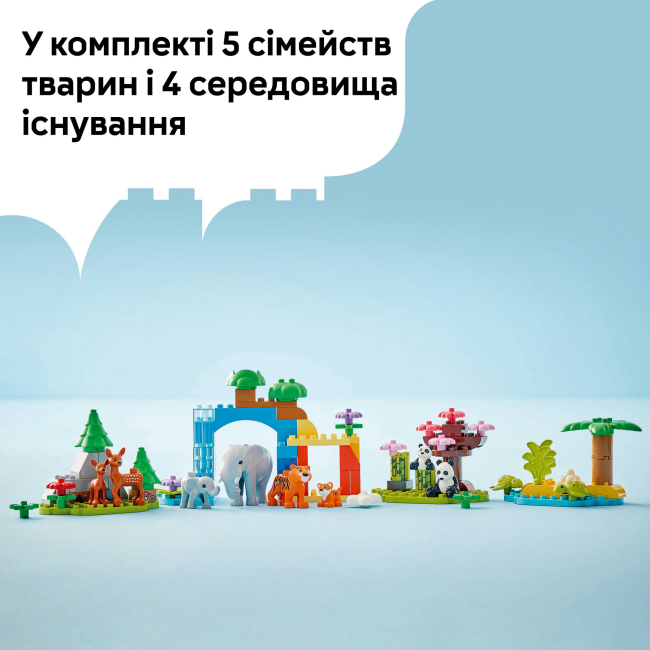 Конструкторы LEGO - Конструктор LEGO DUPLO Семейства диких животных 3-в-1 (10446)#7